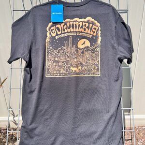 Columbia Graphic T-Shirt – Men’s Large – Black – NWT